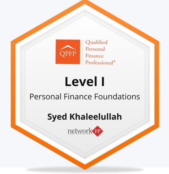 Qualified Level 1 Personal Finance Professional